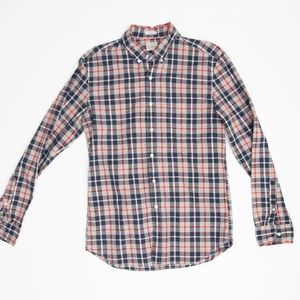 J Crew Slim Secret Wash Plaid Shirt